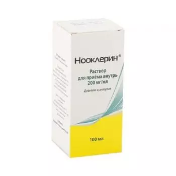 Нооклерин раствор для приема внутрь 20% 100мл
