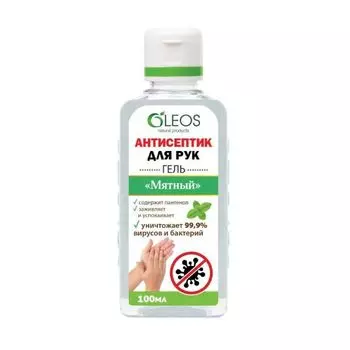 Олеос антисептик для рук "мятный" фл. 100мл