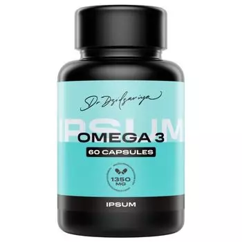 Омега-3 600 IPSUM капсулы желатиновые мягкие 1350мг 60шт
