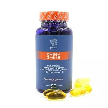 Омега 3+6+9 B-VIT капсулы 1400мг 60шт