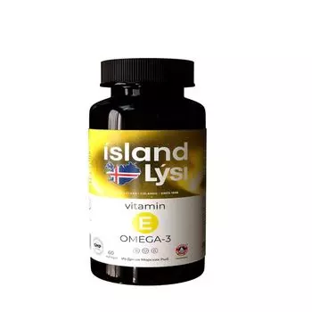 Омега-3 Рыбий жир с витамином Е Lysi/Лиси капсулы 500мг 60шт