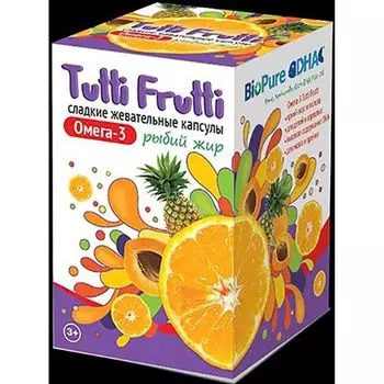 Омега-3 Тутти-фрутти капсулы жевательные 45ш