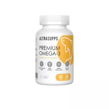 Омега-3 UltraSupps/Ультрасаппс капсулы мягкие 60шт