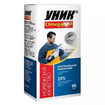 Омега-3 Уник капсулы 600мг 90шт