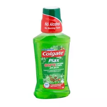 Ополаскиватель Colgate (Колгейт) для полости рта Plax Форте Кора дуба и пихта 250 мл