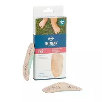 Ортопедические полустельки KBX6101 бежевый SolaMed Leo Ortmann/Ортманн р.32/33