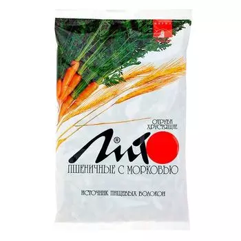 Отруби пшеничные хрустящие с кальцием и морковью Лито 200 г