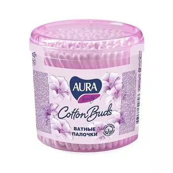 Палочки ватные стакан Aura/Аура 200шт