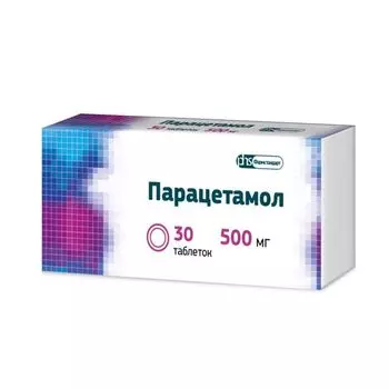 Парацетамол таблетки 500мг 30шт