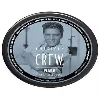 Паста для укладки с сильной фиксацией и с низким уровнем блеска Fiber American crew 85 г