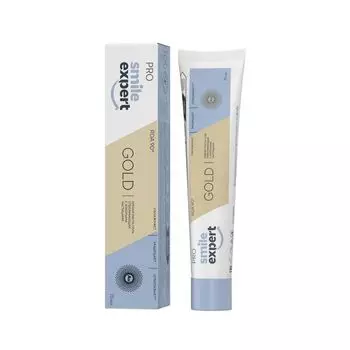 Паста-гель зубная отбеливающая с золотыми частицами Gold Pro Smile Expert/Смайл Эксперт 75мл