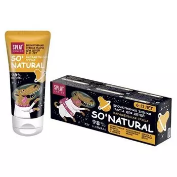 Паста зубная натуральная вкус карамельной груши для детей 6-11 лет Junior Splat/Сплат 55мл