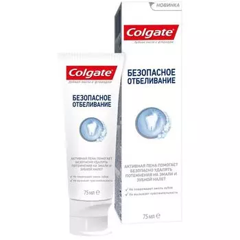 Паста зубная Colgate/Колгейт Безопасное отбеливание 75мл