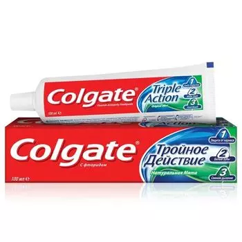 Паста зубная тройное действие Colgate/Колгейт 100мл