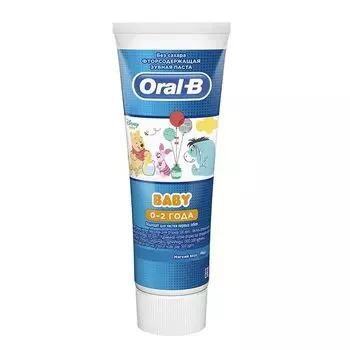 Паста зубная детская Oral-B/Орал-би Baby 0+ Винни Пух Мягкий вкус 75мл