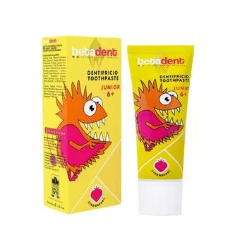 Паста зубная для детей с 6 лет вкус земляники Junior Betadent/Бетадент 75мл