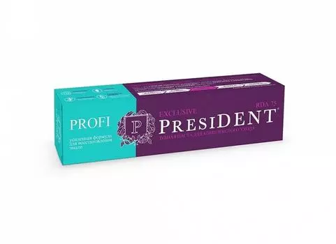 Паста зубная President/Президент Profi Exclusive 50мл