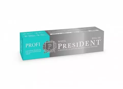 Паста зубная President/Президент Profi White 50мл