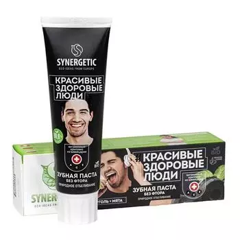 Паста зубная природное отбеливание Synergetic 100г