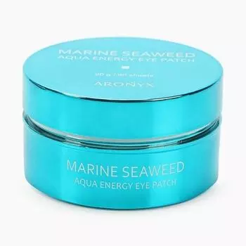 Патчи для глаз успокаивающие гидрогелевые с морскими водорослями аква энерджи Aronyx 60 шт