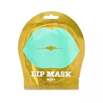 Патчи для губ гидрогелевые с ароматом Зеленого винограда ( Мятные) Kocostar 1шт