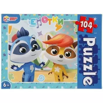 Пазлы классические Енотки УМка 104 детали