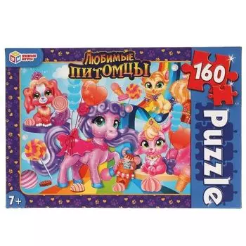 Пазлы классические Любимые питомцы УМка 160 деталей