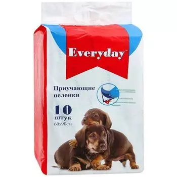 Пеленки для животных впитывающие гелевые Everyday 60х90см 10шт