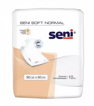 Пеленки гигиенические Soft Basic Seni/Сени 60х90см 10шт