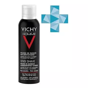 Пена для бритья против раздражения кожи Homme Vichy/Виши 200мл