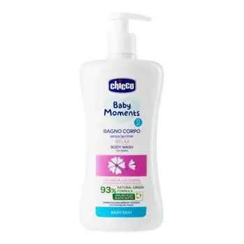 Пена для ванны для детей с 0+ Relax Baby moments Chicco/Чикко фл. 500мл