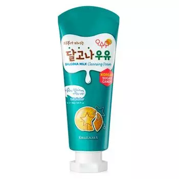 Пенка для умывания обновляющая дальгона с молоком Kwailnara 150мл