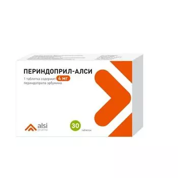 Периндоприл-Алси таблетки 4мг 30шт