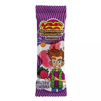 Петушок леденцовая карамель с цинком и витамином С вкус малины и ежевики с 3 лет Lava Lava/Лава Лава 17г