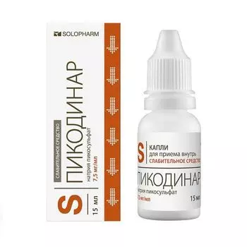 Пикодинар капли для внутр. прим. 7,5 мг/мл фл. 15мл