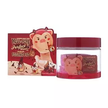 Пилинг-диски для лица очищающие Milky piggy hell-pore perfect wine Elizavecca 30шт
