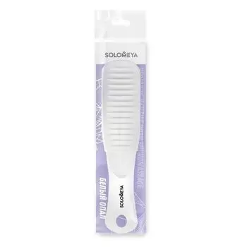 Пилка педикюрная с микромассажем Solomeya Белый опал 80/150