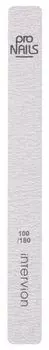 Пилочка для ногтей закругленная 100/180 Pro Nails Inter-Vion