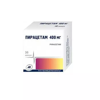 Пирацетам капсулы 400мг 30шт
