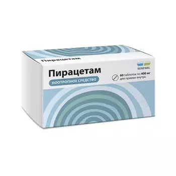 Пирацетам таблетки п/о плен. 400мг 60шт
