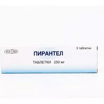Пирантел таблетки 250мг 3шт
