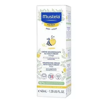 Питательный крем для лица с кольд-кремом Мустела (Mustela) 40 мл