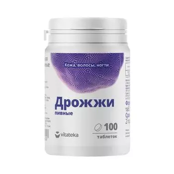 Пивные дрожжи натуральные Эко-Мон Vitateka/Витатека таблетки 0,45г 100шт