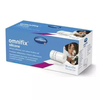 Пластырь фиксирующий из нетканого материала в рулоне Silicone Omnifix/Омнификс 10см х 2м