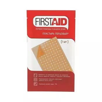Пластырь перцовый медицинский First Aid/Ферстэйд 10см х 18см