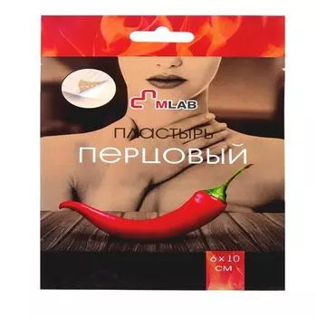 Пластырь перцовый перфорированный MLAB 6см х 10см