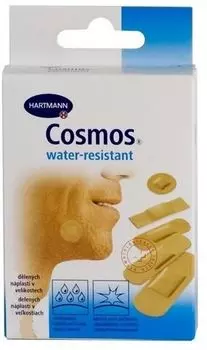 Пластырь водостойкий 5 размеров Cosmos/Космос 20шт