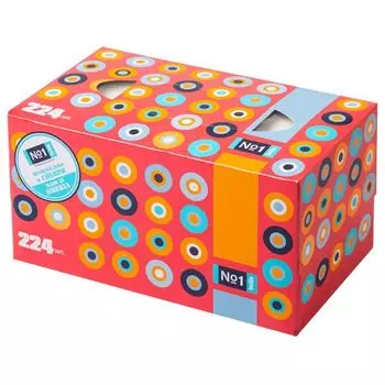 Платочки универсальные двухслойные №1 Bella/Белла 224шт