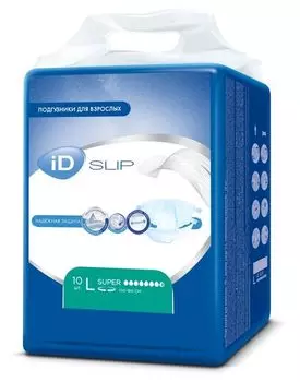 Подгузники для больных с недержанием одноразовые впитывающие Sleep iD/айДи 10шт р.L