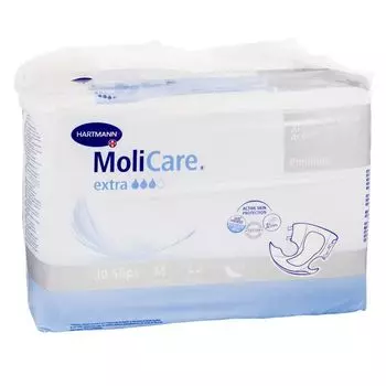 Подгузники воздухопроницаемые Extra MoliCare/Моликар р.M 30шт